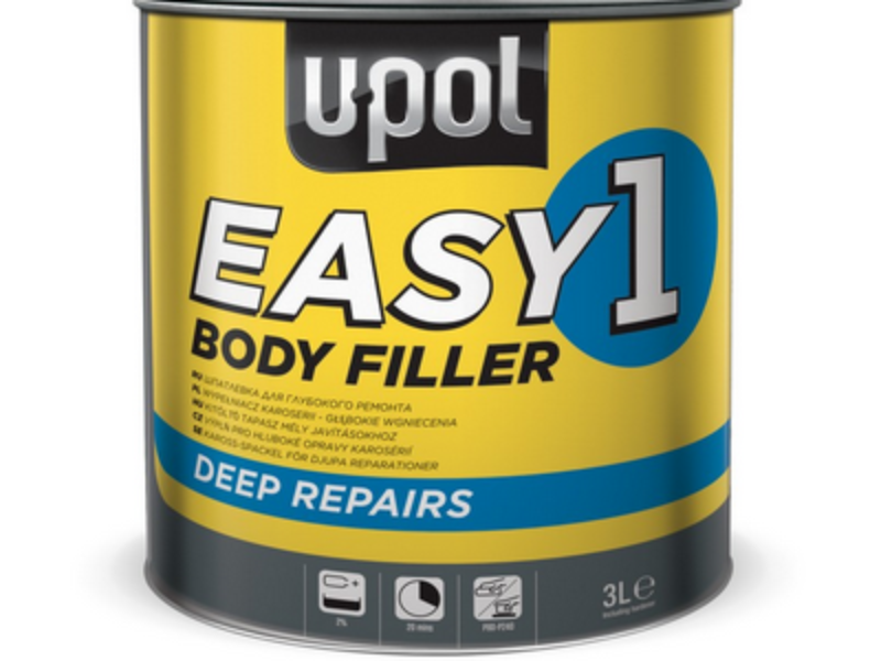 UPEASY7-3 EASY-7 3ltr Upol Easy 1 Lightweight Grey Deep Repairs Body Filler (Each)